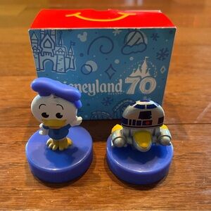 McDonald's Disney 70 Happy Meal Toy- R2D2 & Donald
